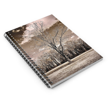 Rustic Tree Spiral Notebook - Ruled Lines for Nature Lovers